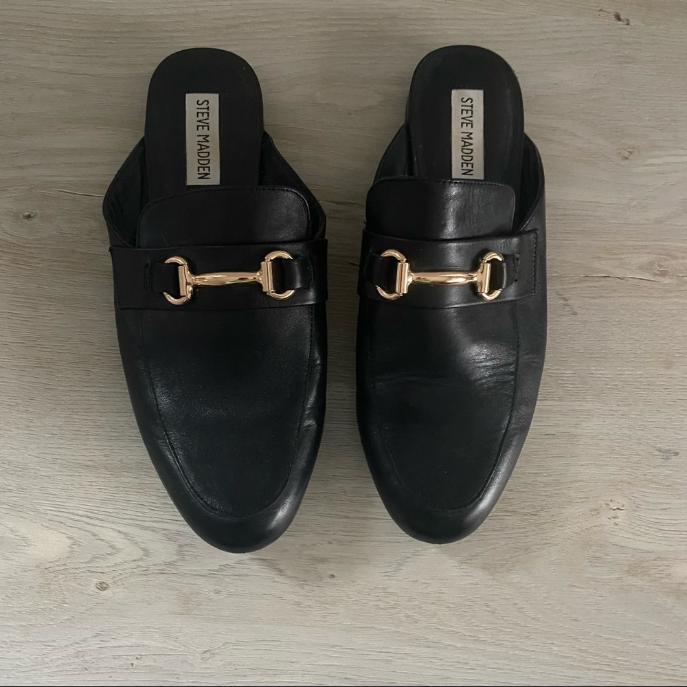 Steve Madden Kandi Horse bit Mules Loafers Womens